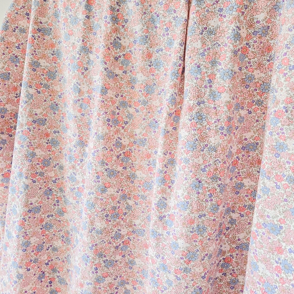 CJLA Barbara Floral Button Up Shirt Dress Pink and Blue Size Large Button Mini - Picture 8 of 13
